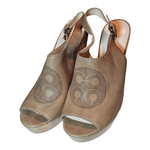 Women's Coach Sandals, Size 10B Taupe